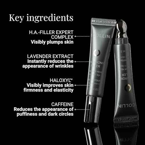 G.M. COLLIN Hyaluronic Filler Eye Contour | Revitalizing Anti-Aging Eye Cream for Visibly Reducing Wrinkles | With Hyaluronic Acid and Caffeine