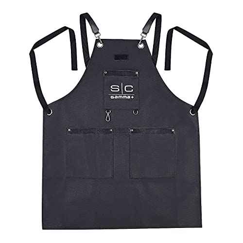 StyleCraft Heavy Weight Waterproof Professional Barber-Salon Apron Cross Back Strap and Pockets