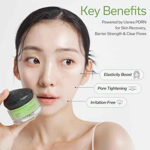Wrapping Layer Cream, Elasticity Face Cream with Usnea PDRN, Anti-Aging Moisturizer for Pore Care, Sensitive Skin & Hydration Clinically tested Korean Skincare 50ml/1.69 fl oz.