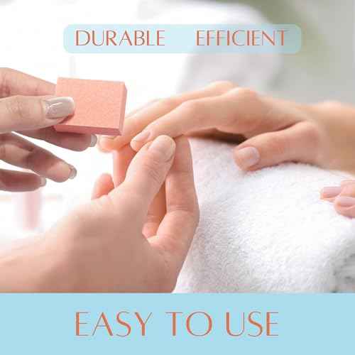 RED Nail Design Disposable Mini Nail Buffers - 1500 PCS, 80/100 Grit Single-Use Buffing Blocks for Natural & Acrylic Nails - Compact Nail Buffer Blocks for Manicure & Pedicure - for Home & Salon