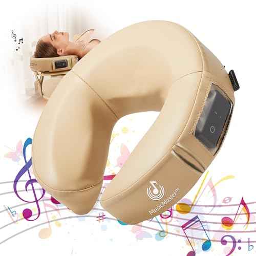 Master Massage Music Master Crescent Round High Fidelity Sound Face Cradle Cushion- Bluetooth Massage Pillow-Music Headrest Cushion Pad Musical Neck Support