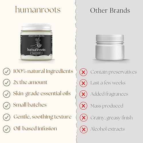 Wild Yam Cream - Menopause and PMS Support for Women, 4 oz (Vanilla Lavender), Organic Wild Yam Cream for Balance - Made with Chaste Tree Berry and Red Clover