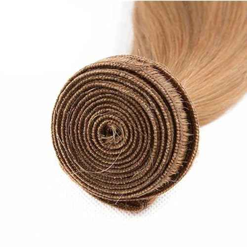 Color #27 Bundle Honey Blonde Straight Human Hair Bundles Raivide Golden Blonde Bundle #27 Straight Bundles Human Hair 16 18 20 Inch
