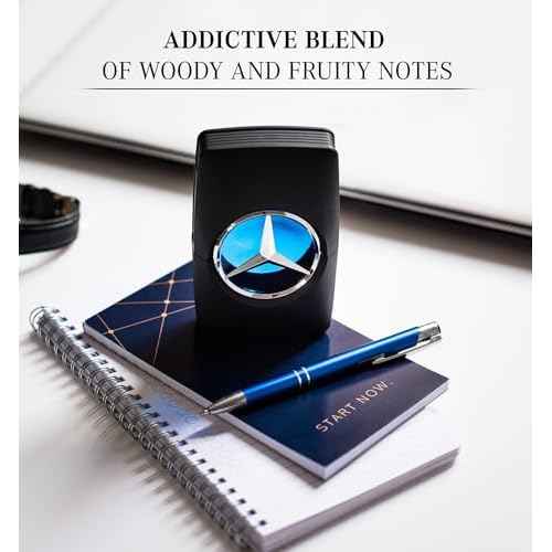 Mercedes Benz Man - Eau de Toilette for Men - Aromatic, Woody Fruity Mens Fragrance with Cedar and Oakmoss Notes - Long Lasting Mens Cologne - 1 oz
