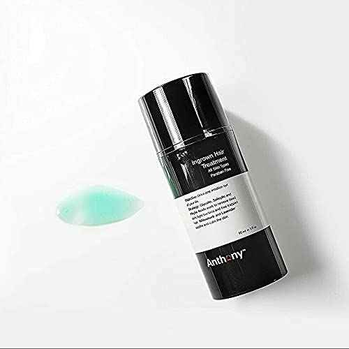 Anthony Ingrown Hair Treatment for Men (Pack of 2) ? Gel Solution to Calm Down Razor Burn ? Scar and Redness Eliminator, Bump Removal ? 3 Fl. Oz