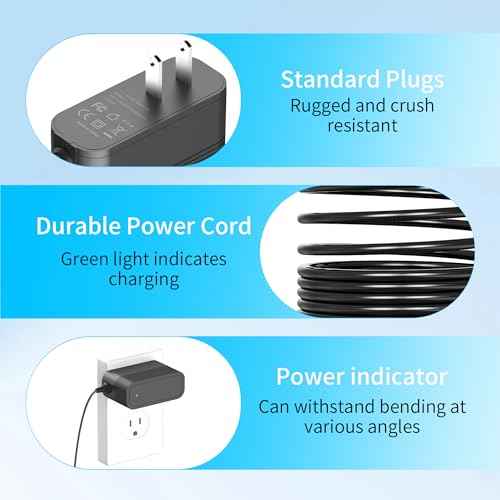 Charger for Remington Shaver for Replacement F5-5800 F5800 F5790 F4790 R5150 R6130 R-6150 MS2-390 MS3-2700 MS680 R9100 Shaver, Electric Razor Power Cord Adapter