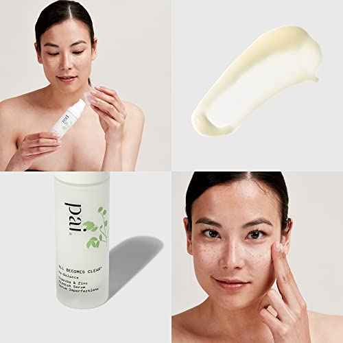 Pai Skincare - All Becomes Clear: Organic Copaiba + Zinc Blemish Serum | Natural, Vegan, Sensitive Skincare (1 fl oz | 30 mL)