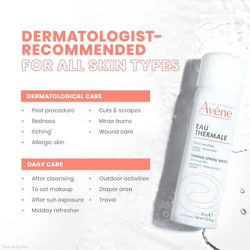 Av?ne Thermal Spring Water, Soothing Calming Facial Mist Spray for Sensitive Skin, Soothes, Softens + Calms Skin, Formulated with Mineral & Biological Properties
