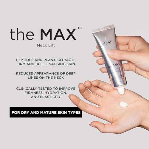 IMAGE Skincare, the MAX Neck Lift, Firming Cream to Uplift the Appearance of Sagging Skin, Improve Appearance of Fine Lines, 2 fl oz
