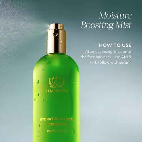 Tata Harper Hydrating Floral Essence Hyaluronic Acid Face Mist 100% Natural Made Fresh in Vermont