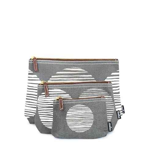 MAIKA Recycled Canvas Small Travel Pouch,
