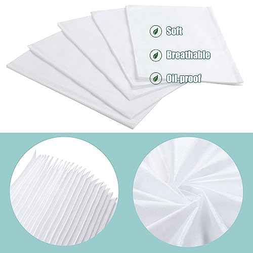 Disposable Bed Sheets for Massage Table 200 Pcs 31" x 71" Waterproof Massage Table Sheets Soft Non Woven Fabric SPA Massage Table Bed Cover Breathable for Beauty Tattoos Waxing Travel (White)
