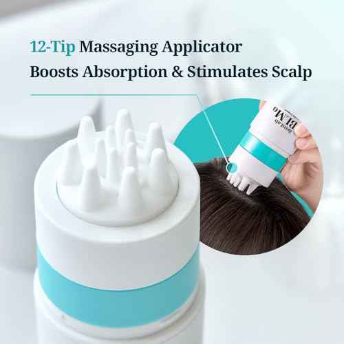 Scalp Serum for Hair Loss & Thinning with Massaging Tips | Clinically Proven | Thickens & Accelerates Hair Growth | Supports DHT Balance | Korean Hair Care | Low Irritation, Drug-Free | 4.05 fl.oz