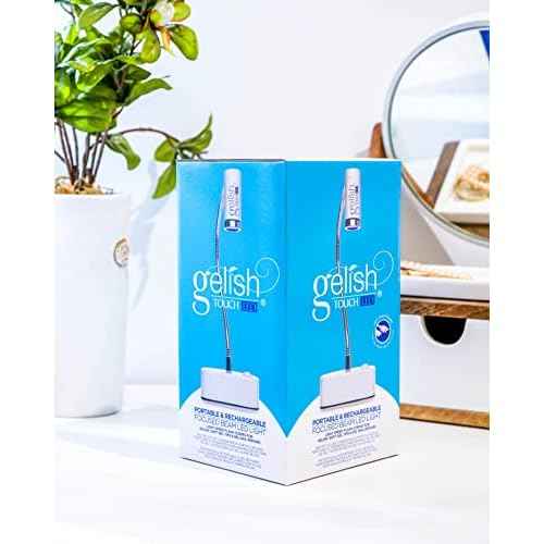 Gelish Touch LED Light ? Portable, Rechargeable UV/LED Lamp, Touch Activated, 30-Second Curing for Faster Gel Nail Applications.