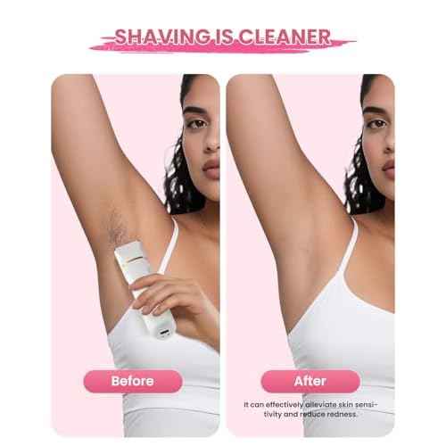 Bikini Trimmer for Women - 5 in 1 Electric Razors for Ladys Pubic Facial Nose Body Leg Hair Removal, Waterproof Electric Shaver for Women Private Area Sensitive Skin, Personal Hair Trimmer