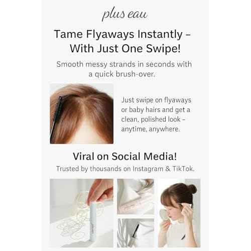 Hair Finishing Stick ? Fruity Floral Scent, Strong Hold for Flyaways & Bangs, Non-Sticky, Made in Japan, 0.34 fl oz (10ml)