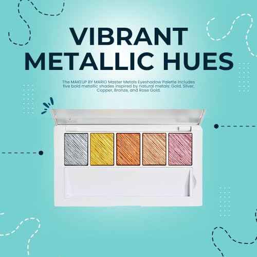 MAKEUP BY MARIO Master Metals¢ç Eyeshadow Palette 5 x 0.05 oz/ 1.5 g