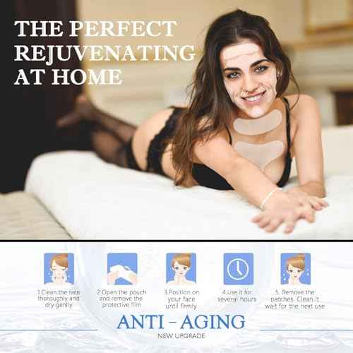 Facial Wrinkle Patches Reusable Silicone Forehead, Neck & Chest Pads ? Anti Aging Overnight Smoothing Patches for Fine Lines, D?collet? & Face Wrinkle Care, Skin Rejuvenation, 18 Pcs