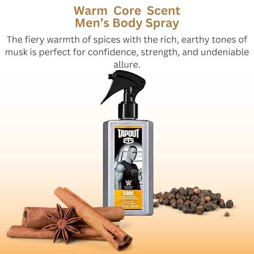 Tapout Body Spray for Men ? Fragrance Variety Set, 6-Pack Gift Collection, 8 Ounces Each