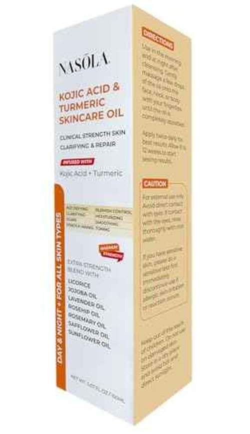 Nasola Kojic Acid Turmeric Skincare Bio Pure Oil