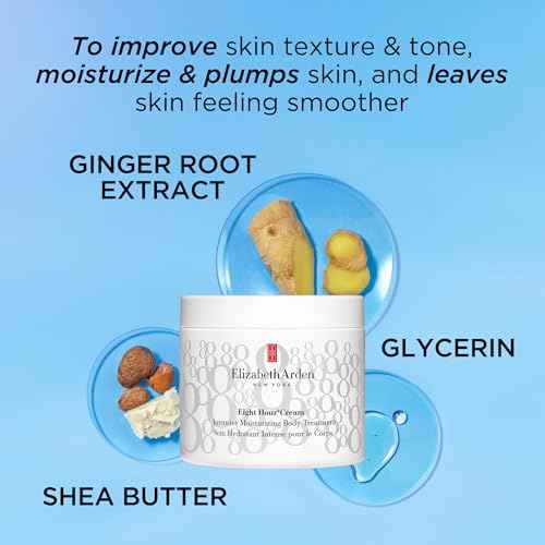Elizabeth Arden Eight Hour Intensive Moisturizing Body Treatment, Dry Skin Lotion, Premium Skin Care