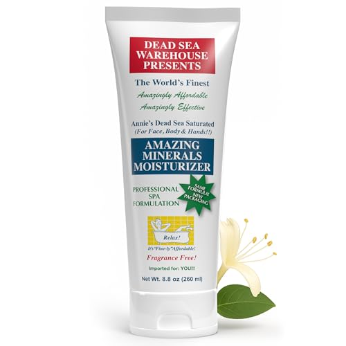 Dead Sea Warehouse - Amazing Minerals Moisturizer - Body Lotion for extremely dry skin - Great for Face, Body & Hands - For Women, Men, & Children- Fragrance Free