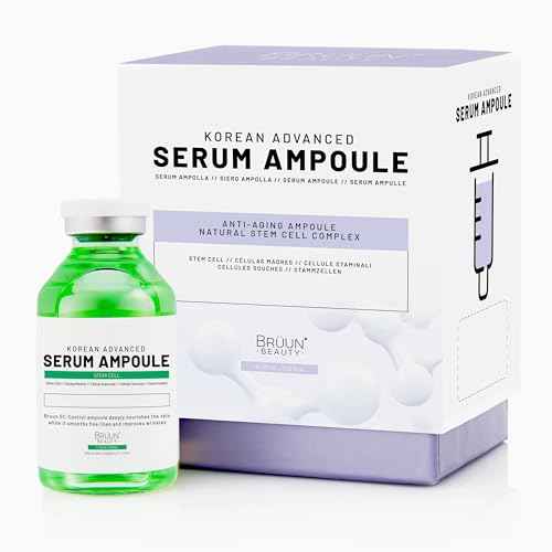 BR?UN SC - Control Stem Cell Ampoule - Micro Needling Korean Serum Booster for Face and Body to Use with and without Derma Pen Microneedling Skin Care Serum 1.18 fl.oz