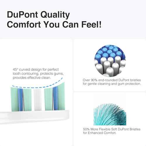 Toothbrush Heads for Philips Sonicare Replacement Heads G2,C1,4100,C2,Electric Replacement Brush Head Compatible with Phillips Sonicare Brush G2,C2,C1,for Philips Sonic Care Toothbrush,6 Pcs