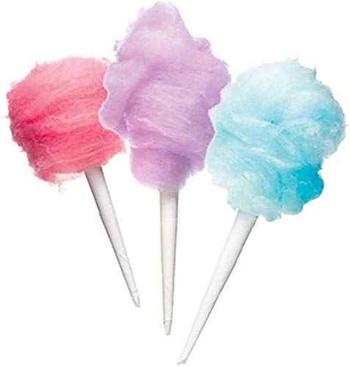 Cotton Candy Floss SugarBlue Raspberry, Pink Vanilla, & Cherry- 3.25 lbs Per Carton. Total 9.75lbs