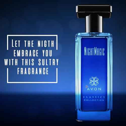 Avon Classics Night Magic Cologne, 1.7 oz ? Woody Floral Scent with Neroli, Jasmine & Musk | Non Toxic Body Perfume