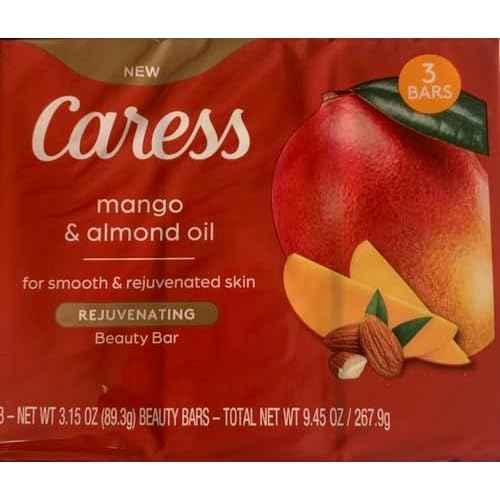 Caress Mango & Almond Oil for Smooth & Rejuvenated Skin 3 Bars