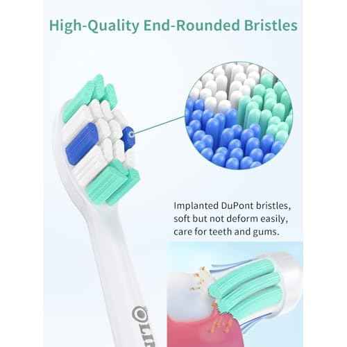 Replacement Brush Heads for Philips Sonicare Toothbrush Handles Toothbrush Heads for Sonicare (Pack of 8)