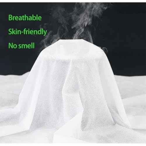 Disposable Bed Sheets 200 Pcs - 31" x 71" Non-Woven Fabric Massage Table Covers - Breathable SPA Bed Sheets for Beauty Treatments & Tattoos (White)