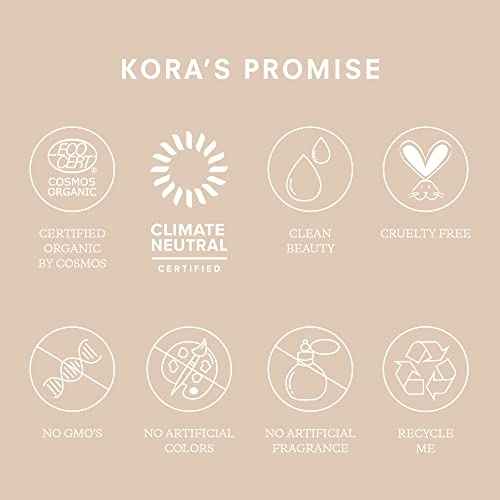 KORA Organics Turmeric Brightening & Exfoliating Mask, Multi-Use Facial Scrub, Polish & Illuminate, Certified Organic Exfoliating Face Mask, Cruelty Free Exfoliator - 3.38 fl oz