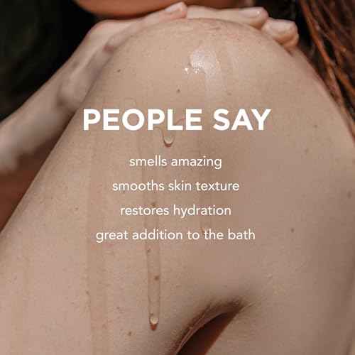 By Rosie Jane Calm Bath & Body Oil - Nourishing Body & Bath Oil to Leave Skin Soft, Smooth & Glowing - Enriched with Lavender, Chamomile & Neroli - Brightens and Boosts Collagen (125ml)