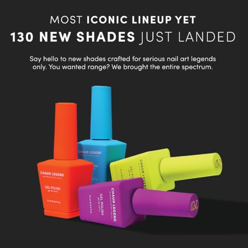 Chaun Legend Gel Nail Polish | You-phoric LG5224 (galaxy sparkle navy) | Soak Off UV LED Cure Gel Polish High Gloss 15ml