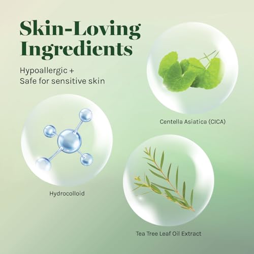 AOA Studio Absorbing Cover Healing Invisible Acne Patch Blemish Spot, Treatment, Facial Acne Patch Vegan, Cruelty Free, Hydrocolloid, Two Sizes 10mm 12mm (Total 84 Counts)