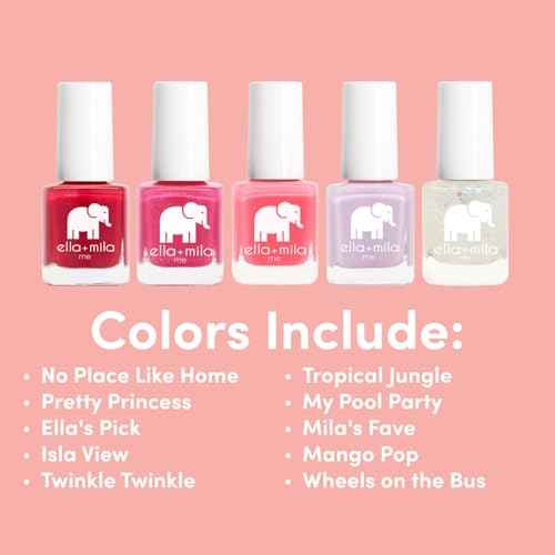 ella+mila Professional Nail Polish Set - Quick Dry Nail Polish - Long-Lasting & Chip Resistant (Me Collection - 10 Pack - 0.24 fl oz each)