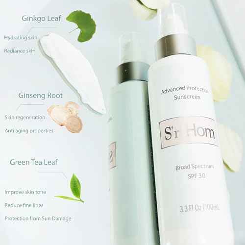 Advanced Protection Sunscreen, Broad Spectrum SPF 30, Ginkgo and Green Tea Extracts