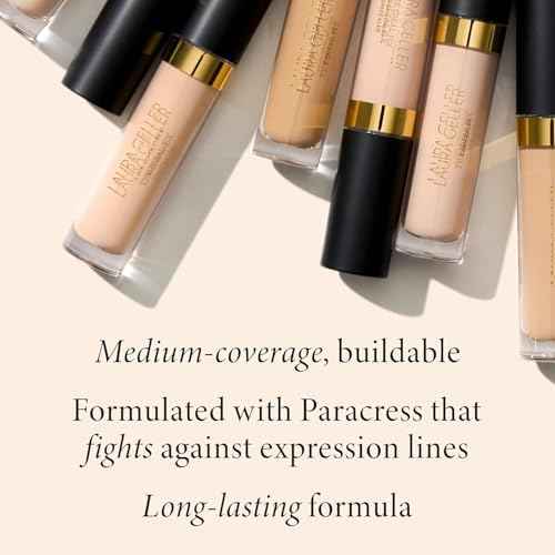 LAURA GELLER NEW YORK The Under Cover Kit: Ideal Fix Concealer + Precision Angled Concealer Brush (04 Medium)