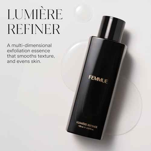 FEMMUE Lumi?re Refiner Exfoliating Essence (4.05 fl oz) | Hydrating Korean Toner with AHA, BHA, PHA & Vitamin C | Gently Smoothes Skin Texture & Evens Tone | Preps Skin for Serums & Moisturizers