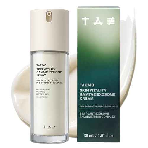 Skin Vitality Gamtae Exosome Cream ? Sea Plant Exosome & Phlorotannin Complex ? Anti Aging, Hydrating, Soothing, Balance & Radiance ? Korean Face Cream & Moisturizer 1.01 fl oz