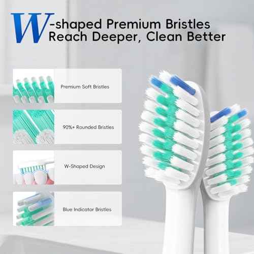 SEIGA Sonic Electric Toothbrush for Adults,5 Cleaning Modes & 3 Intensities,Rechargeable Smart Toothbrush with 2 Brush Heads,Built-in 2 Min Smart Timer,IPX7 Waterproof,One Charge for 60 Days