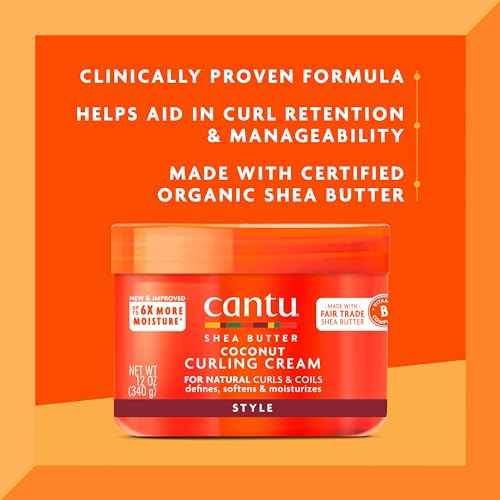 U/S/H/ Cantu S/B Coco Cur Size 12z U/S/H/ Cantu Shea Butter Coconut Curling Cream 12 Oz