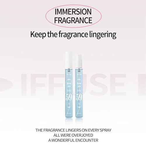 Perfume Fragrance Mist,Hair & Body Perfume Spray Set,Long-Lasting Fresh Fruity Spray for Women,Travel Size Mini Fragrance Mist Gift Set,5 Scents(40.59.62.68.71)