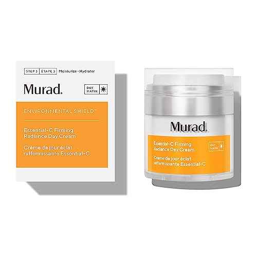 Murad Essential-C Firming Radiance Day Cream ? Vitamin C, Ceramides, and Bacillus Ferment Medium-Weight Nourishing Face Lotion for Youthful Brightening, Firming, and Hydration ? 1.7 Fl Oz