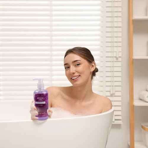 Luxury Spa Gifts for Women ? 8 Pc Lavender Scented Bath & Body Set w/ Bubble Bath, Lotion & More ? Luxury Self Care Kit for Wife, Mom, Best Friend, Girlfriend, Christmas & Anniversary Gift by Draizee