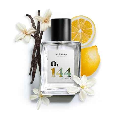 Noteworthy n,144 Brightside Eau De Parfum ? Citrus, Vanilla | Sophisticated, Warm Fragrance for Any Occasion | Long-lasting Unisex Perfume for Women & Men (50ml)