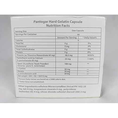 Pantogar (Pantovigar) Specific Treatment for Hair and Nails - 90 Cap