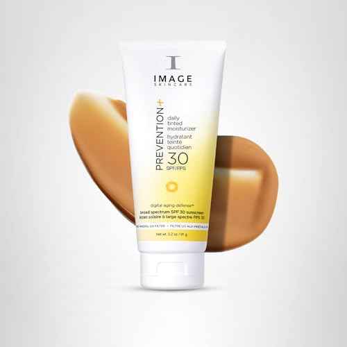 IMAGE Skincare, PREVENTION+ Daily Tinted Moisturizer SPF 30 Sunscreen, No White Cast, Amazon Exclusive, 3.2oz